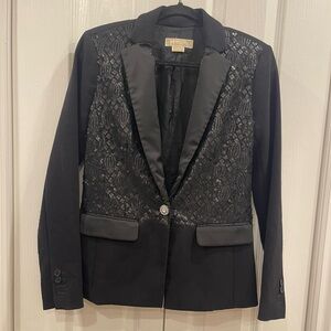 Michael Kors Black Lace Blazer